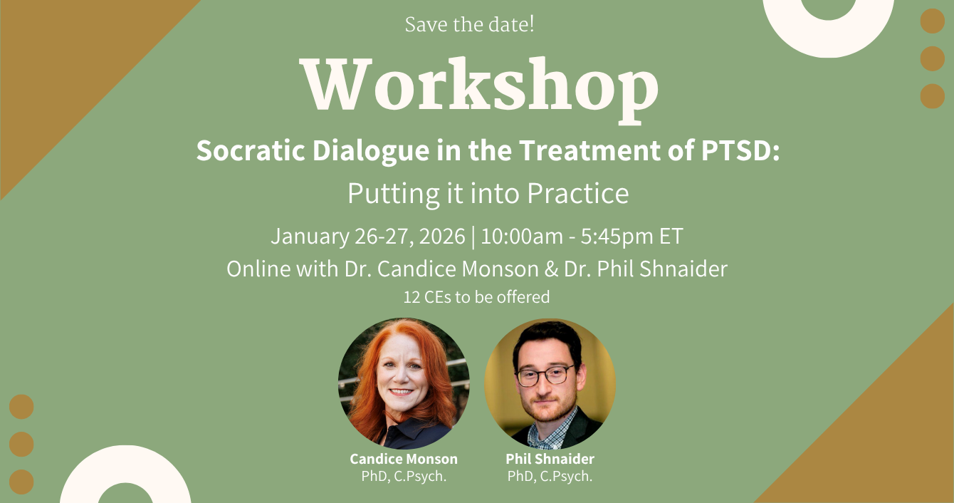Socratic Dialogue in the Treatment of PTSD: Putting it into Practice (January 26-27, 2026), Online
